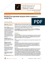 04 Managing Acute Appendicitis During The COVID-19 Pandemic in Jiaxing, China