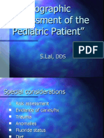 " Radiographic Assessment of The Pediatric Patient": S.Lal