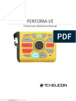 Perform-Ve: Preliminary Reference Manual