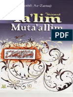 Talimal Mutaallim Tariqat Ta Allam Indonesia