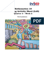 Mathematics 10 Learning Activity Sheet (LAS) : Quarter 3 - Week 2