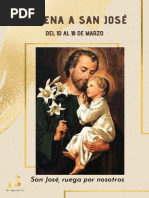 Novena A San José Dormido | PDF | María, madre de Jesús | Oración