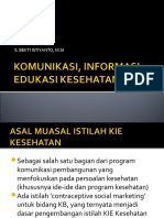 Komunikasi Informasi Edukasi Kesehatan