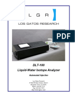 DLT-100 Liquid-Water Isotope Analyzer: Los Gatos Research
