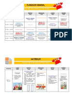 Planeador 4 Años Semana 15 Al 19 de Marzo