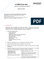 X-TRE Power Box: Installation and Operation Manual Model XT-S01