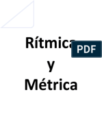 Rítmica y Métrica