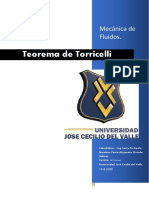 Informe Teorema de Torricelli