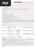 Sequence and Series