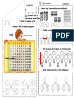 Fichas Matem. - Tablas de Multiplicar Del 0 Al 10