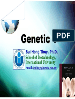 Genetic 1: School of Biotechnology, International University
