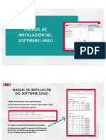 Manual de Instalación Del Software Lingo