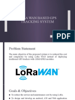 Lora Wan Based Gps Tracking System