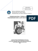 Pembongkaran, Perbaikan Dan Pemasangan Ban Luar Dan Ban Dalam