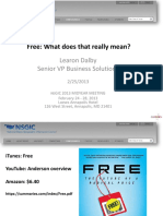 Free: What Does That Really Mean?: Learon Dalby Senior VP Business Solutions