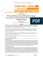 Women Market, Social Economic Impact, Case Study On Ema Keithel (Women Market) Manipur India