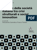 Le Sfide Della Socità Italiana Tra Crisi Strutturali e Social Innovation