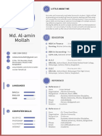 CV of Md. Al Amin Mollah