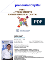 Week 1 Introduction To Entrepreneurial Capital