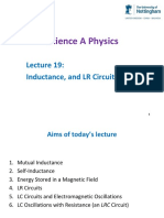 19 Inductance, and LR Circuits