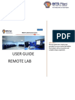 User Guide Remote Lab