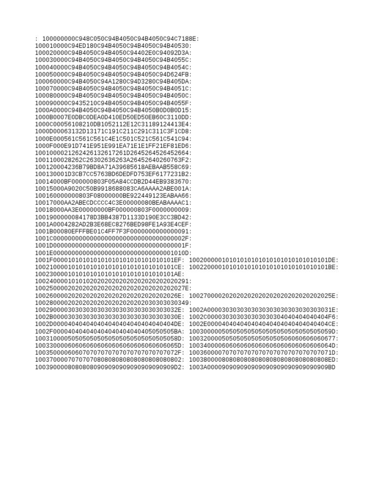 Ffbweeel016 HEX | PDF | Technology & Engineering