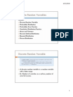 Discrete Random Variables