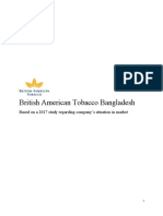 British American Tobacco Bangladesh: Based On A 2017 Study Regarding Company's Situation in Market