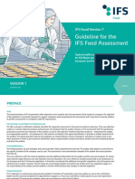 IFS Foodv7 Assessment Auditor Guidelin en