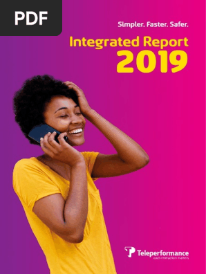 Teleperformance Integrated Report March 19 En Pdf Innovation Employment