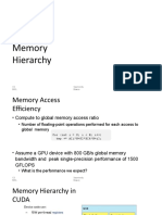 Memory Hierarchy: CS 698L Swarnendu Biswas