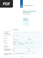 MVV Issue Form