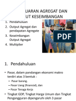 Slide PENGELUARAN AGREGAT DAN OUTPUT KESEIMBANGAN