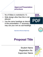 Research Topic Approval Presentation - Instructions