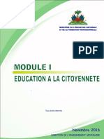 Education à la citoyenneté - Nouveau Secondaire (I,II,III, IV)