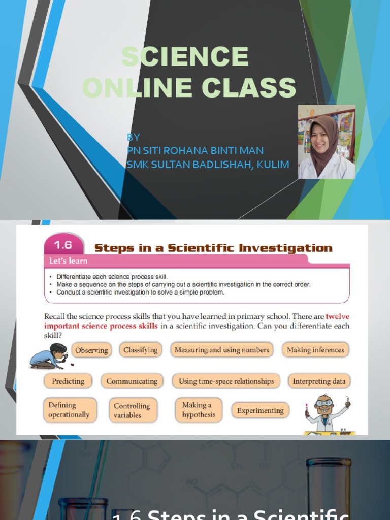 SC - F1 - KSSM - Chapter 1 - Scientific Investigation - Scientific ...