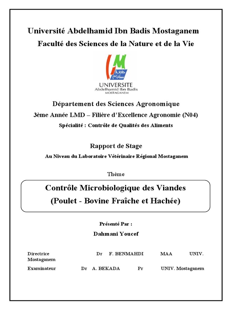 Presentation Page Garde Cahier De Tp Page de Garde | PDF