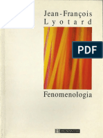 Jean-Francois Lyotard - Fenomenologia