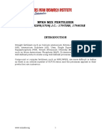 PROJECT REPORT ON NPKS MIX FERTILIZER