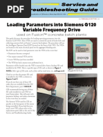 Loading Parameters Into Siemens G120 Variable Frequency Drive