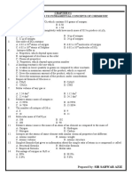 Chapter # 1 Introduction To Fundamental Concepts of Chemistry