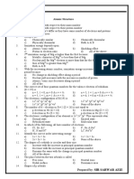 Atomic Structures Chap 3