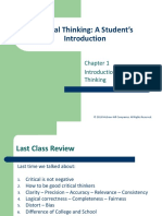 Critical Thinking: A Student's