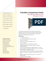 GaGe Digitizer CobraMaxCS PCI PCIe Data Sheet