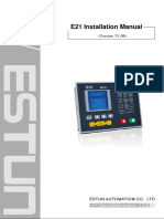 E21 Installation Manual Guide