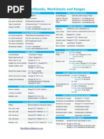 VBA Vitals Cheat Sheet