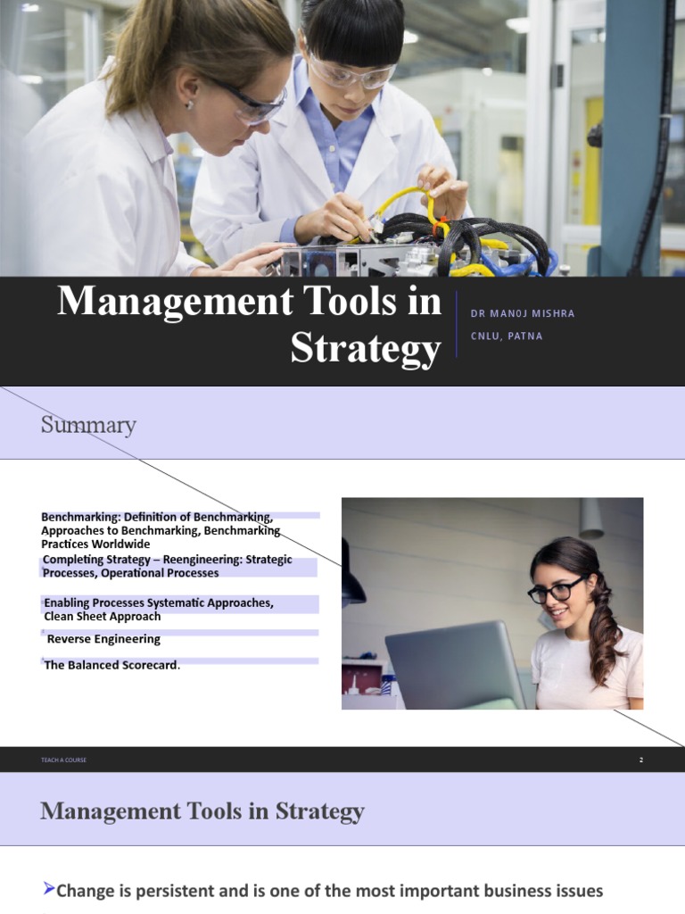 Management Tools in Strategy | PDF | Benchmarking | Strategic Management