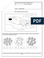 Atividade de alfabetização e matemática para crianças