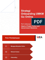 Strategi On Boarding UMKM Go Digital