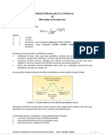 Distribusi Probabilitas Normal & Distribusi Sampling (1)